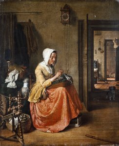 Spetsmakaren, ca 1831 (olja på duk) av Wybrand Hendriks