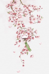 Sakura-lyckokattens klocka av Xuan Thai
