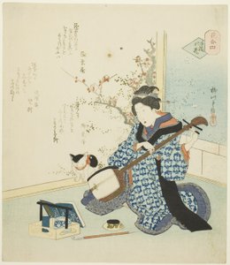Nr 4: Personligt arrangerad blomma (Teike no hana), från serien "A Comparison of Flowers (Hana awase)"