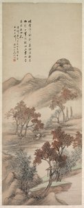 Höstlandskap, 1644-1911. av Yang Borun
