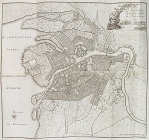 Karta över Sankt Petersburg, 1790. av Yefim Maximovich Khudyakov