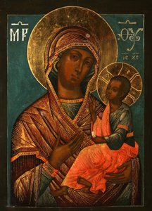 The Virgin Hodegetria, tidigt 1700-tal. av Yegor Ivanovich Grek