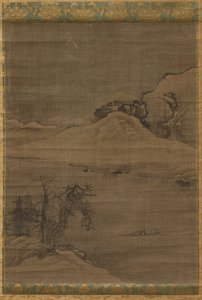 Landskap med fiskare, 1600-tal. av Yi Bul hae