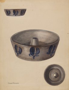 Bakform, ca. 1936. av Yolande Delasser