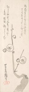Plommonblommor. av Yomo no Utagaki Magao
