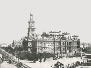 The New Town Hall, Sydney, Australien, 1895.