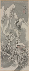 Snölandskap, ca. 1770-talet.