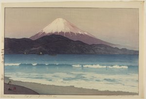 Fujiyama från Miho av Yoshida Hiroshi