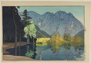 Mount Hodaka (Hodakayama) av Yoshida Hiroshi