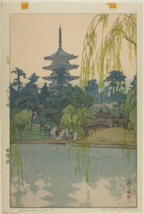 Sarusawa-dammen av Yoshida Hiroshi