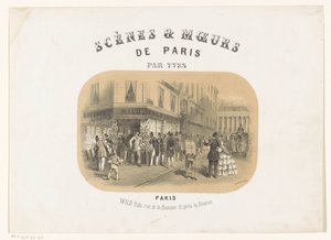 Exteriör av förlaget Wild i Paris Scenes & moeurs de Paris (serietitel på objekt) av Yves