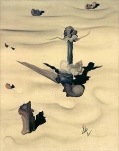 Jordklump (Människan) av Yves Tanguy