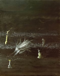 Likgiltig drunkning av Yves Tanguy