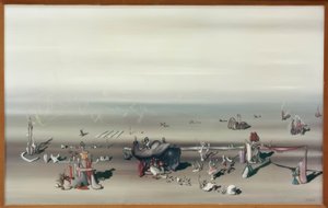 Jag väntar på dem. av Yves Tanguy