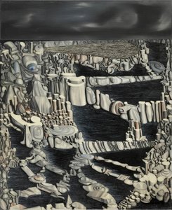 Imaginära tal av Yves Tanguy