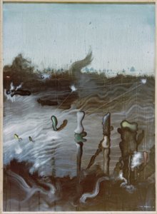Hemlighetsfulla djup av Yves Tanguy