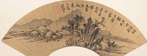 Flodlandskap. av Zhuang Jiongsheng