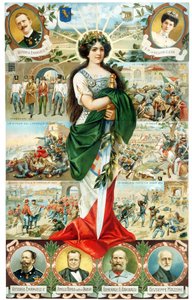 ALLEGORIA AV ITALIEN TURRITA 1911 av . .