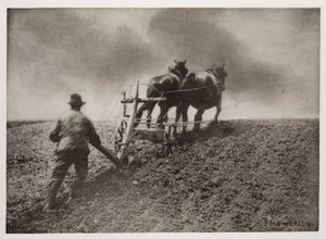 "En hård dragning" av Frederick (attr. to) Barnard