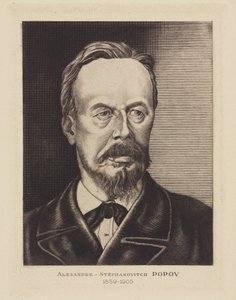 Alexandre-Stephanovich Popov, rysk fysiker, ca 1905 av Frederick (attr. to) Barnard