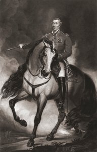 Arthur Wellesley, hertig av Wellington, ryttarporträtt av . .
