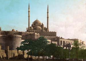 Kairo, citadellet i Saladin (Egypten). cirka 1920 (bild) av . .