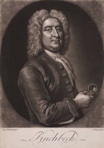 Christopher Pinchbeck, engelsk klockare och leksaksmakare, ca 1725 av Frederick (attr. to) Barnard