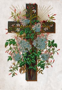 Jesu Kristi kors, cirka 1910 (litografi) av . .