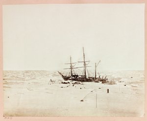 Arctic Expedition (1875-1876) av kapten George Nares (1831-1915): Floeberg Beach, Alert in Winter Quarters av Frederick (attr. to) Barnard