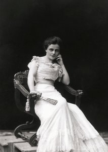 Feminint porträtt av Henry Charles Fehr