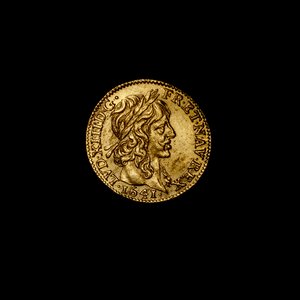 Franskt mynt föreställande Ludvig XIII av Hippolyte Lalaise Devéria