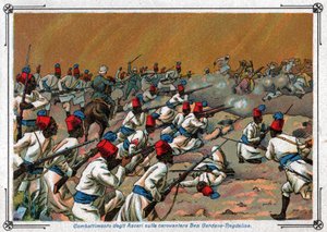 Italo-turkiska kriget. Italienska turkiska kriget. av Ferdinand Georg Waldmuller