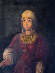 Isabella I av Kastilien; Katoliken Isabella. Porträtt., 2020 (foto) av . .