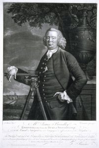 James Brindley, brittisk civilingenjör och kanalbyggare av Frederick (attr. to) Barnard