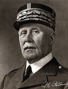 Marskalk Philippe Petain. Marshall Philippe Petain. av Ferdinand Georg Waldmuller