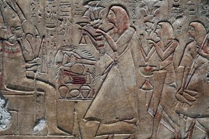 Muse des Beaux-Arts, Lyon, Frankrike Fine Art museum, Lyon, Frankrike Huyu ger erbjudanden till Osiris av John Pardon