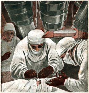 Operation de chirurgie filmee. Kirurgi sänds. av Ferdinand Georg Waldmuller
