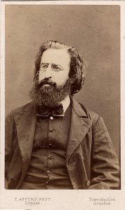 Paris Commune (1871): porträtt av Theophile Ferre (1846-1871) medlem av kommunen. Fotografi Appert. Mått 10,5X6,3 cm av Frederick (attr. to) Barnard