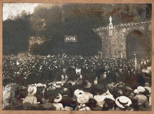 Pilermage de Lourdes. 1910 (s/v foto) av . .