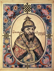 Porträtt av Ivan Grozny (Ivan den förskräcklige, Ivan Iv).