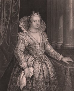 Porträtt av Maria de