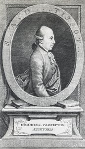 Porträtt av Simon-Andre Tissot av William Walcutt