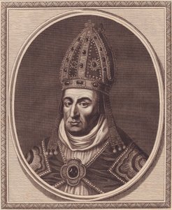 Porträtt av William Waynflete (1398-1486), biskop av Winchester, kopparstick av John Goldar (1729-1795) av William Walcutt