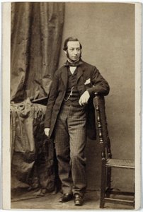 Robert Lucas Chance, glastillverkare, ca 1850 av Ferdinand Georg Waldmuller