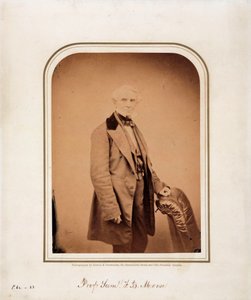 Samuel F B Morse, amerikansk konstnär och morsekodens uppfinnare, ca 1870 av Frederick (attr. to) Barnard