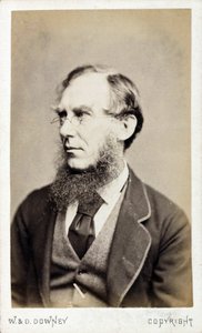 Sir Joseph Dalton Hooker, brittisk botaniker, sent 1800-tal av Ferdinand Georg Waldmuller