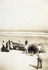 Sir Malcolm Campbell, engelsk idrottsman och racerförare av Ferdinand Georg Waldmuller