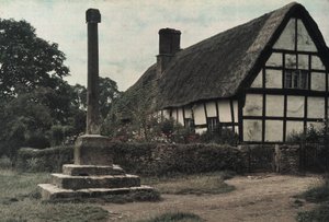 "The Village Cross, Ashton-Under-Hill, Gloucestershire" av Frederick (attr. to) Barnard