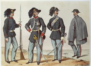 UNIFORMER - ITALIENSKA RISORGIMENTO, slutet av 1800-talet av . .