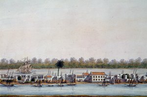 Utsikt över St Louis, Senegal av William Walcutt